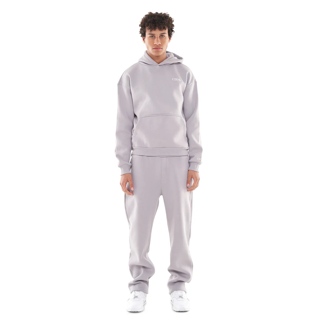 OPEN LEG JOGGER SILVER GREY TRACKSUIT